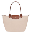Longchamp large tote bag in paper