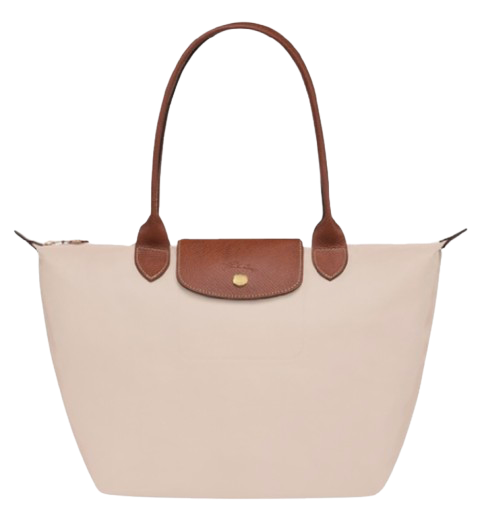 Longchamp large tote bag in paper